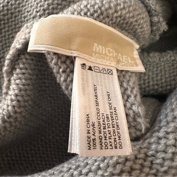 Michael Michael Kors NWT Silver Beaded Beanie Winter Hat - Picture 5 of 5